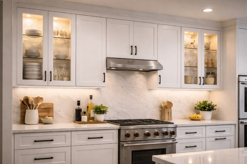 Incabinet puck lighting