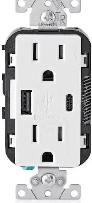 USB-A & C combo outlet
